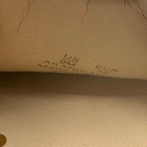 SAM EDELMAN Sz 9 M‎ Sandals Sport Slide Adaley Beige Woven Vegan Snake Comfort - Picture 11 of 11